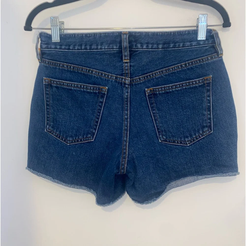J.Crew 5” Inseam Raw Hem Denim Shorts | Dark Wash | Size 26